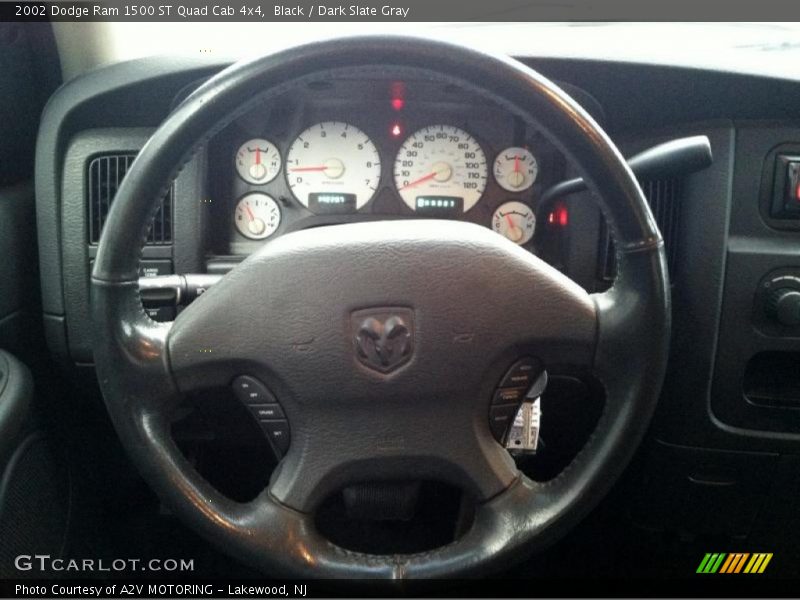 Black / Dark Slate Gray 2002 Dodge Ram 1500 ST Quad Cab 4x4