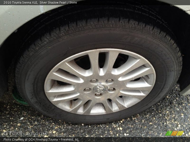 Silver Shadow Pearl / Stone 2010 Toyota Sienna XLE