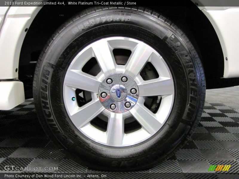 White Platinum Tri-Coat Metallic / Stone 2010 Ford Expedition Limited 4x4
