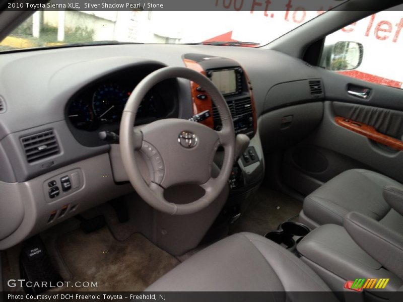 Silver Shadow Pearl / Stone 2010 Toyota Sienna XLE