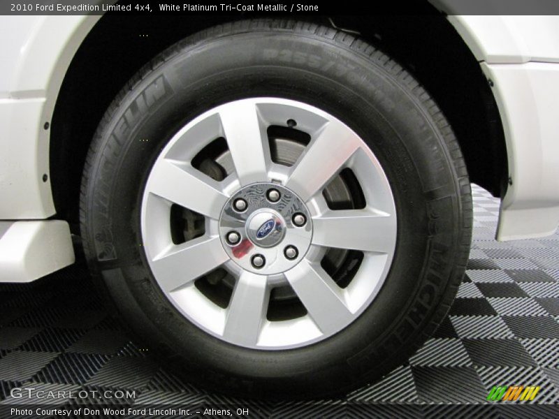 White Platinum Tri-Coat Metallic / Stone 2010 Ford Expedition Limited 4x4