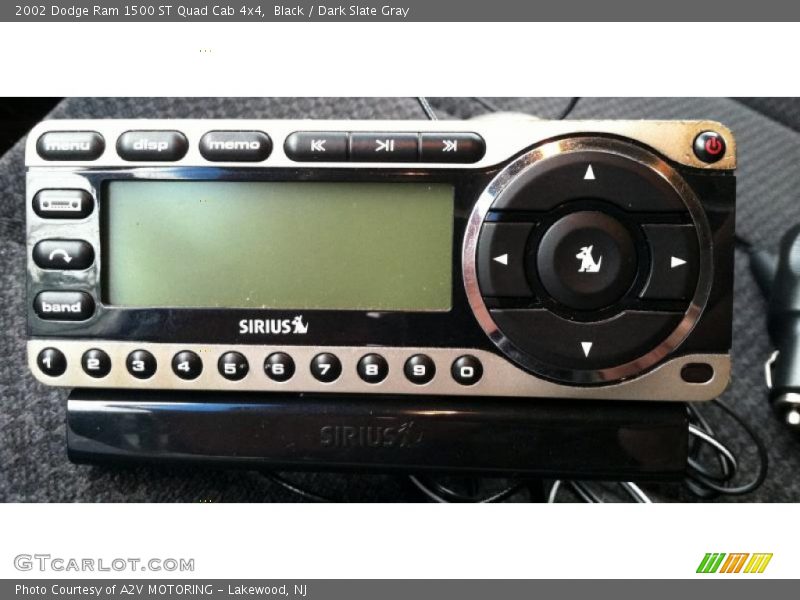 Black / Dark Slate Gray 2002 Dodge Ram 1500 ST Quad Cab 4x4