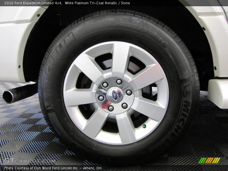 White Platinum Tri-Coat Metallic / Stone 2010 Ford Expedition Limited 4x4