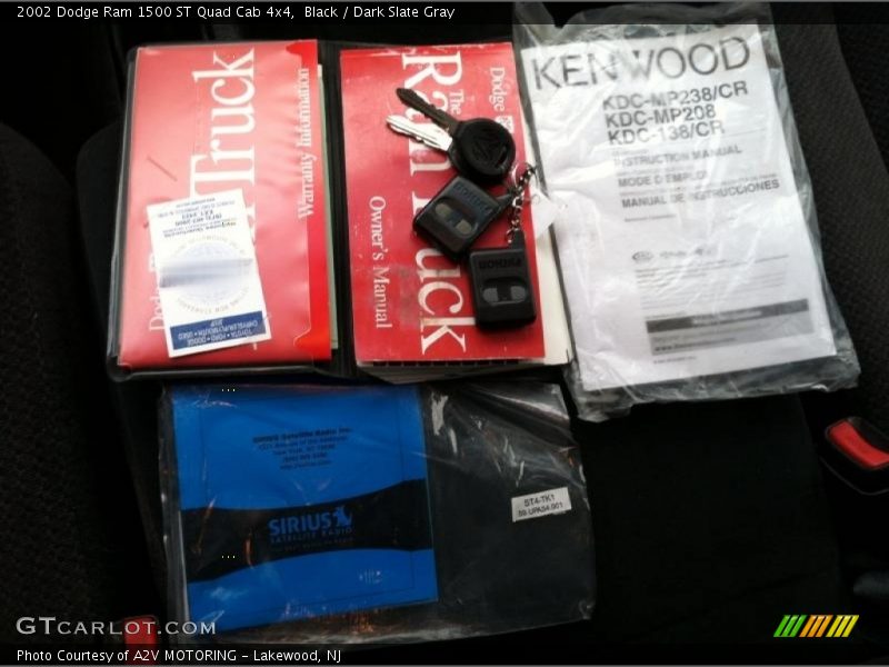 Black / Dark Slate Gray 2002 Dodge Ram 1500 ST Quad Cab 4x4