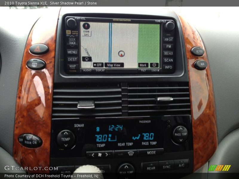 Silver Shadow Pearl / Stone 2010 Toyota Sienna XLE