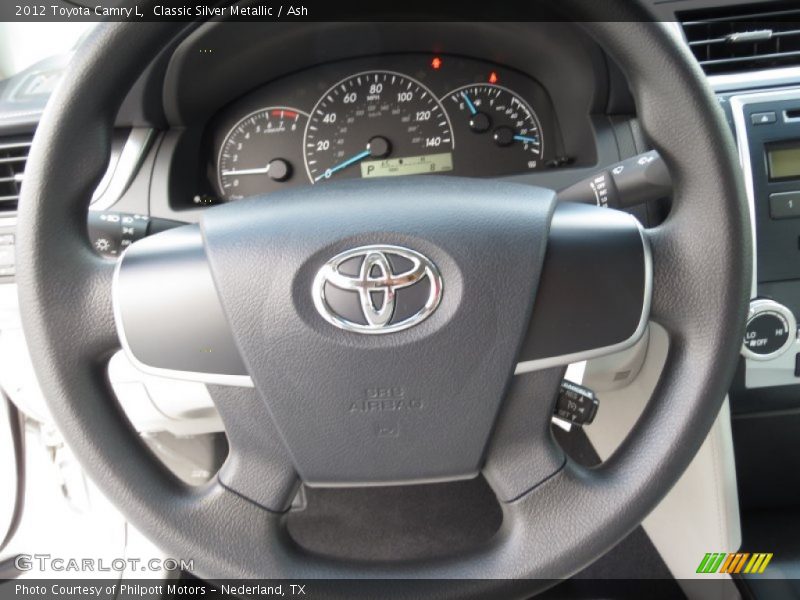 Classic Silver Metallic / Ash 2012 Toyota Camry L