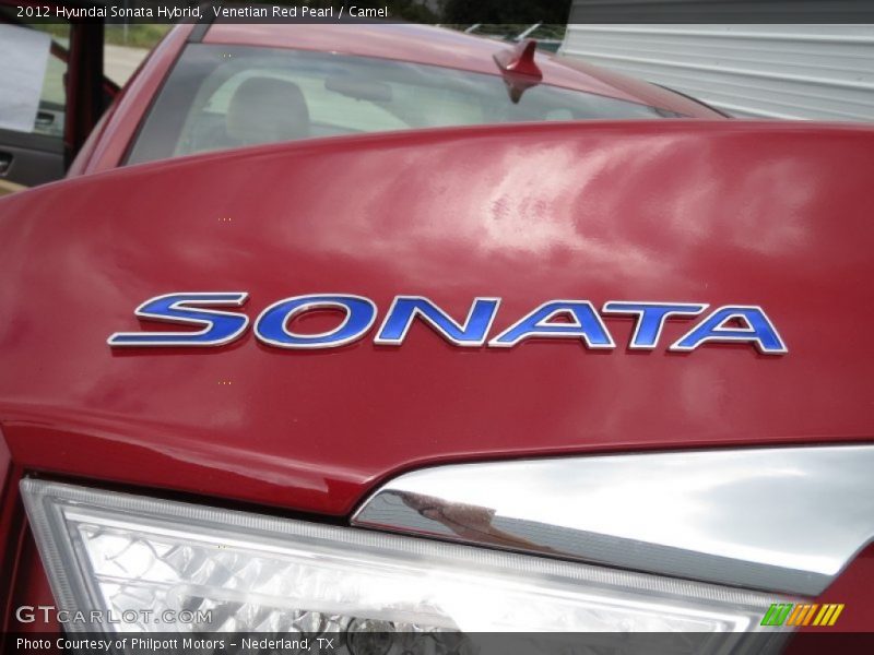 Venetian Red Pearl / Camel 2012 Hyundai Sonata Hybrid