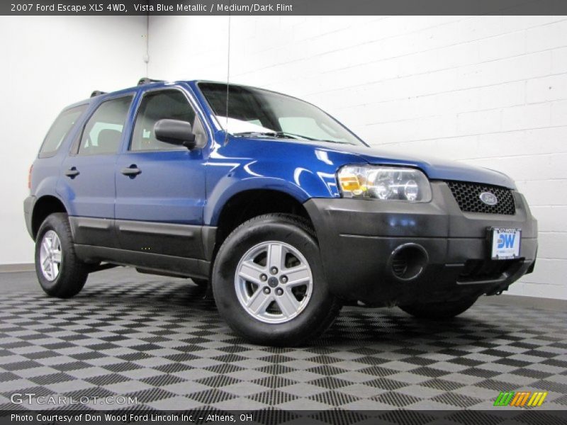 Vista Blue Metallic / Medium/Dark Flint 2007 Ford Escape XLS 4WD