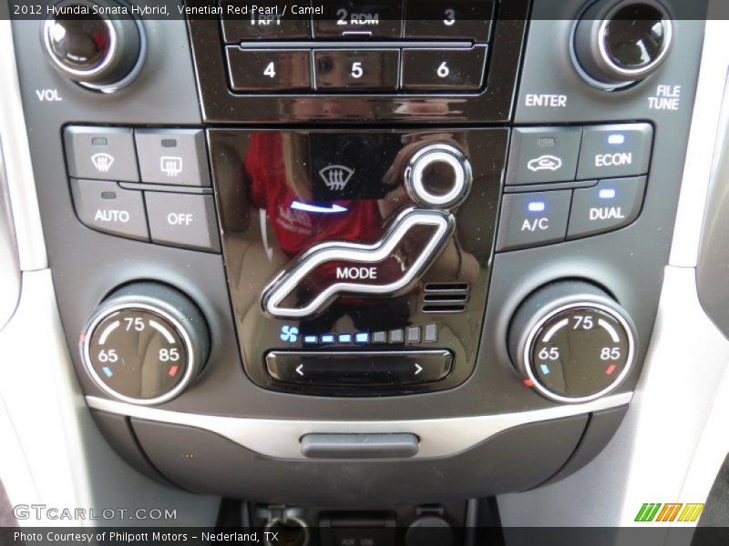 Venetian Red Pearl / Camel 2012 Hyundai Sonata Hybrid