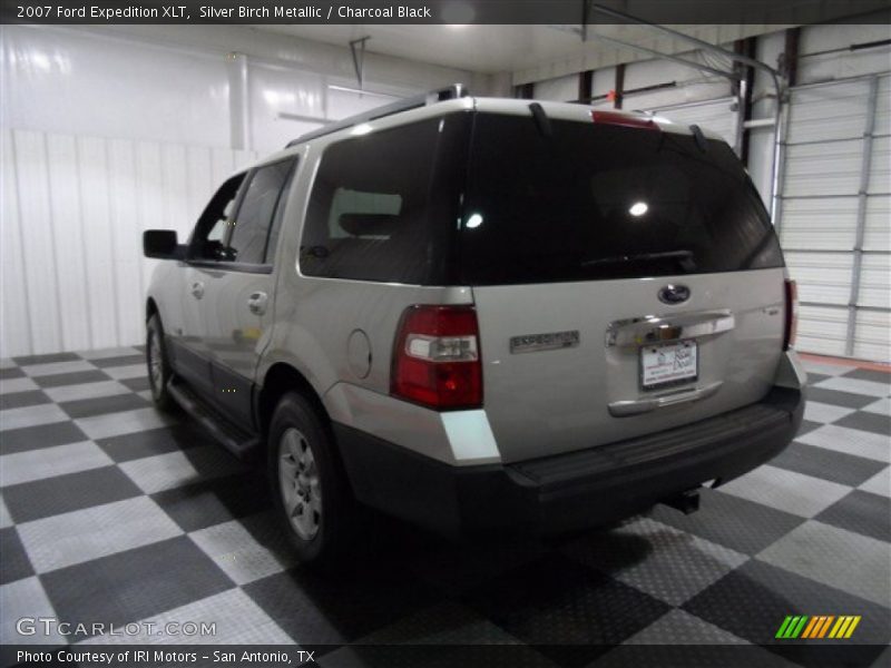 Silver Birch Metallic / Charcoal Black 2007 Ford Expedition XLT