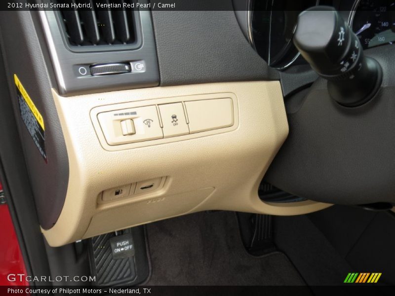 Venetian Red Pearl / Camel 2012 Hyundai Sonata Hybrid