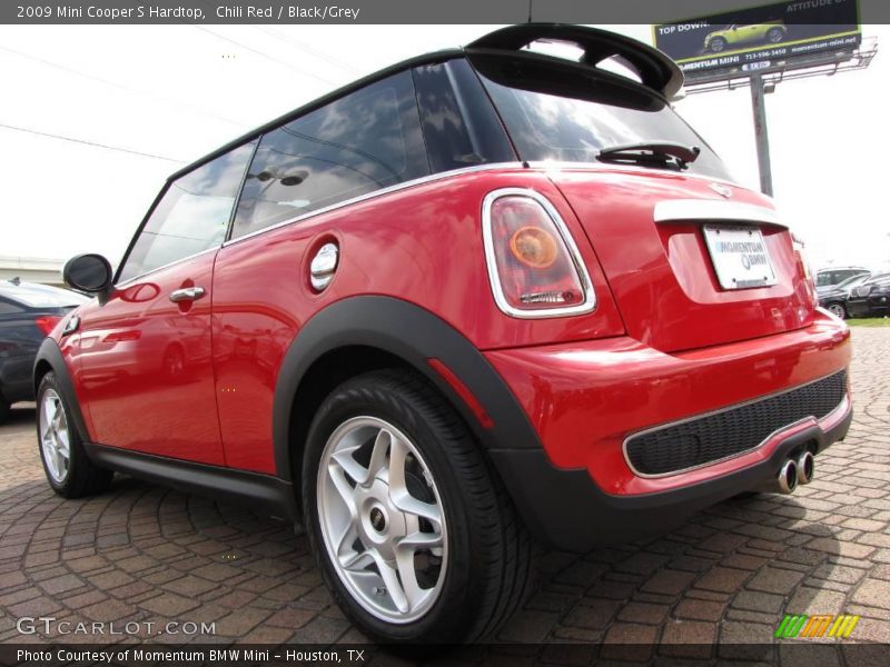 Chili Red / Black/Grey 2009 Mini Cooper S Hardtop
