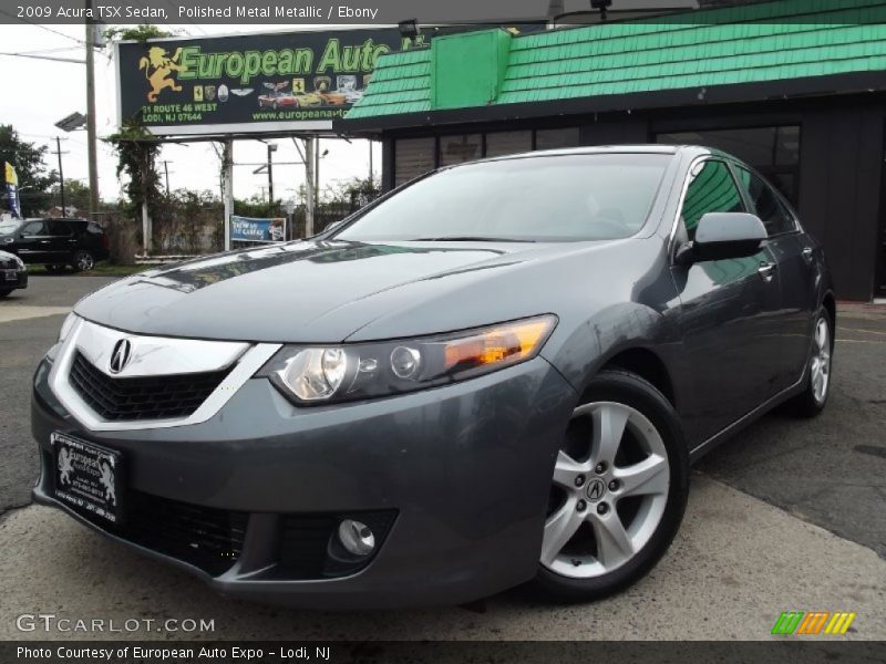 Polished Metal Metallic / Ebony 2009 Acura TSX Sedan