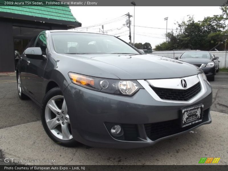 Polished Metal Metallic / Ebony 2009 Acura TSX Sedan