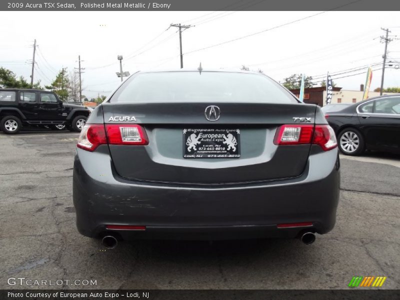 Polished Metal Metallic / Ebony 2009 Acura TSX Sedan