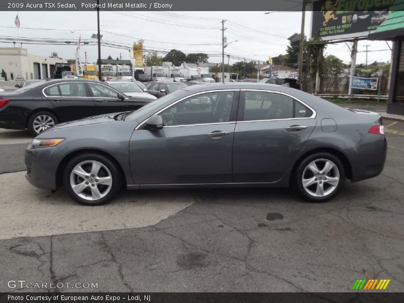 Polished Metal Metallic / Ebony 2009 Acura TSX Sedan