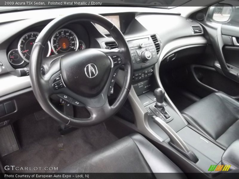 Polished Metal Metallic / Ebony 2009 Acura TSX Sedan