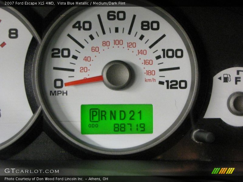 Vista Blue Metallic / Medium/Dark Flint 2007 Ford Escape XLS 4WD