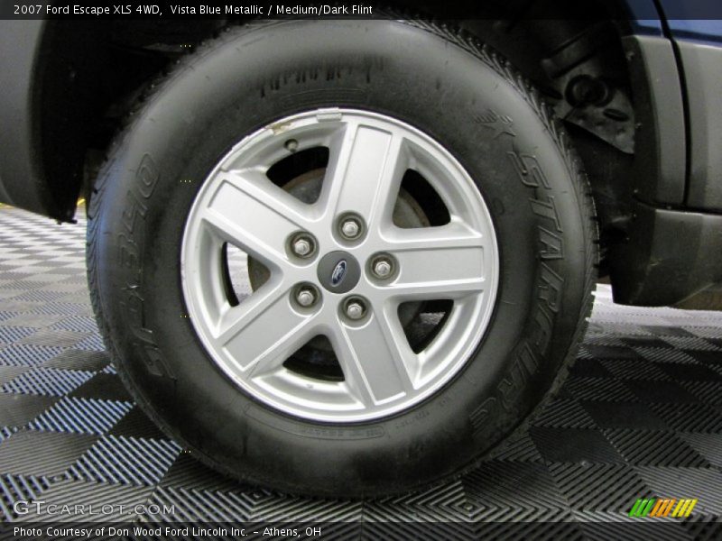 Vista Blue Metallic / Medium/Dark Flint 2007 Ford Escape XLS 4WD