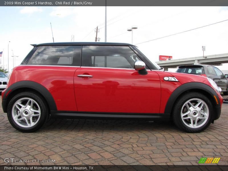 Chili Red / Black/Grey 2009 Mini Cooper S Hardtop