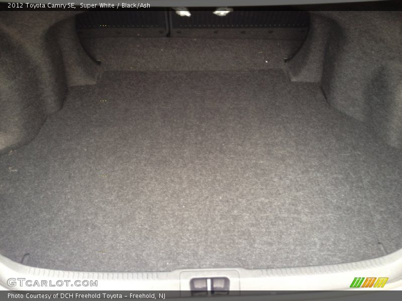 Super White / Black/Ash 2012 Toyota Camry SE