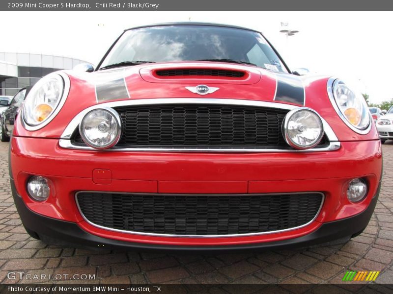 Chili Red / Black/Grey 2009 Mini Cooper S Hardtop