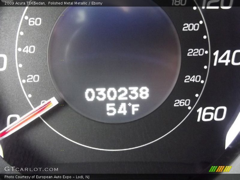 Polished Metal Metallic / Ebony 2009 Acura TSX Sedan