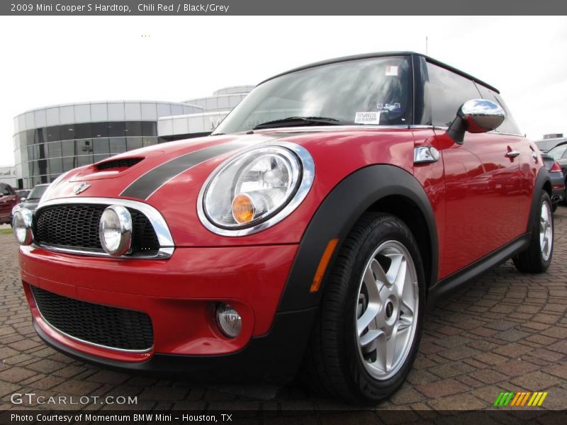 Chili Red / Black/Grey 2009 Mini Cooper S Hardtop
