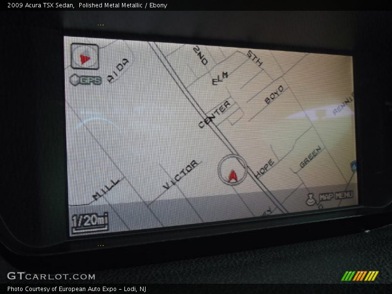 Polished Metal Metallic / Ebony 2009 Acura TSX Sedan