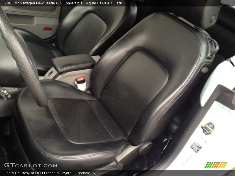 Aquarius Blue / Black 2005 Volkswagen New Beetle GLS Convertible