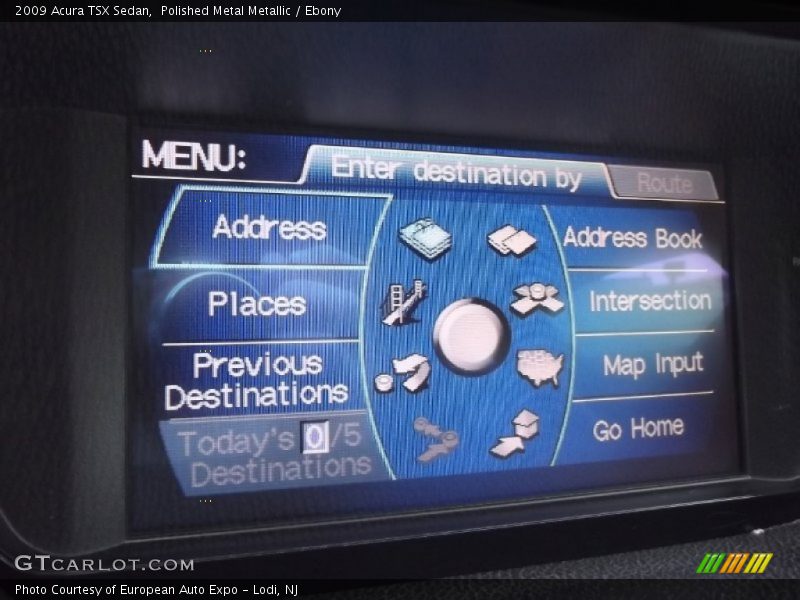 Polished Metal Metallic / Ebony 2009 Acura TSX Sedan