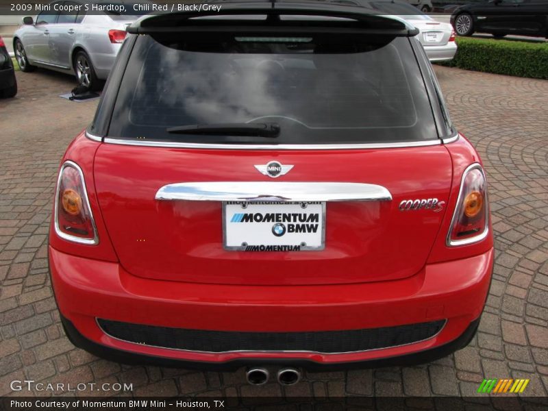 Chili Red / Black/Grey 2009 Mini Cooper S Hardtop