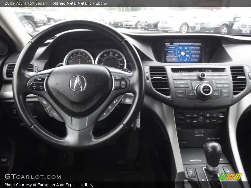 Polished Metal Metallic / Ebony 2009 Acura TSX Sedan