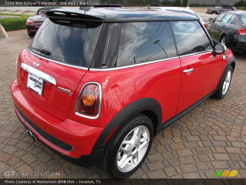 Chili Red / Black/Grey 2009 Mini Cooper S Hardtop