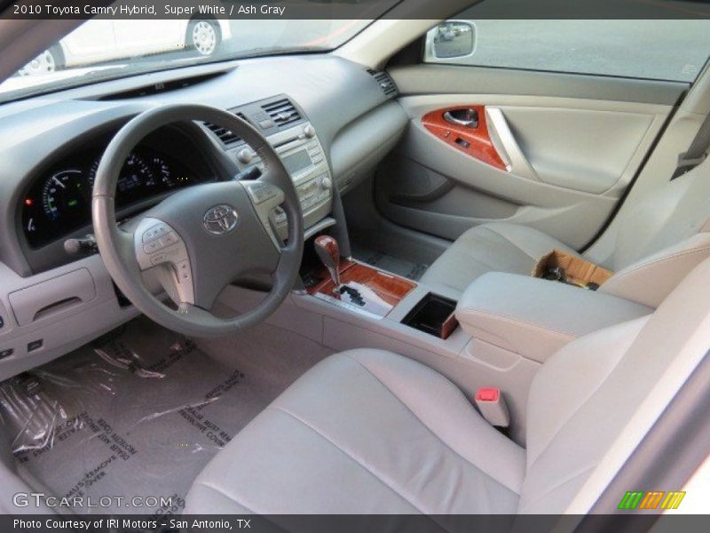 Super White / Ash Gray 2010 Toyota Camry Hybrid