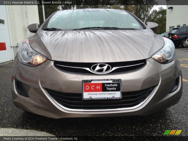 Desert Bronze / Beige 2011 Hyundai Elantra GLS