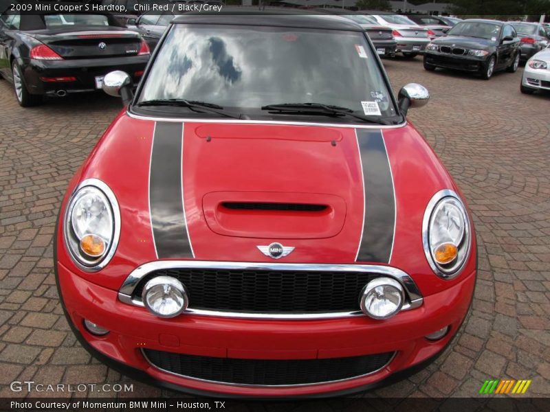 Chili Red / Black/Grey 2009 Mini Cooper S Hardtop