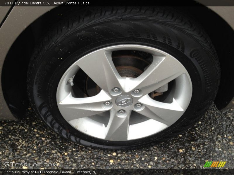 Desert Bronze / Beige 2011 Hyundai Elantra GLS
