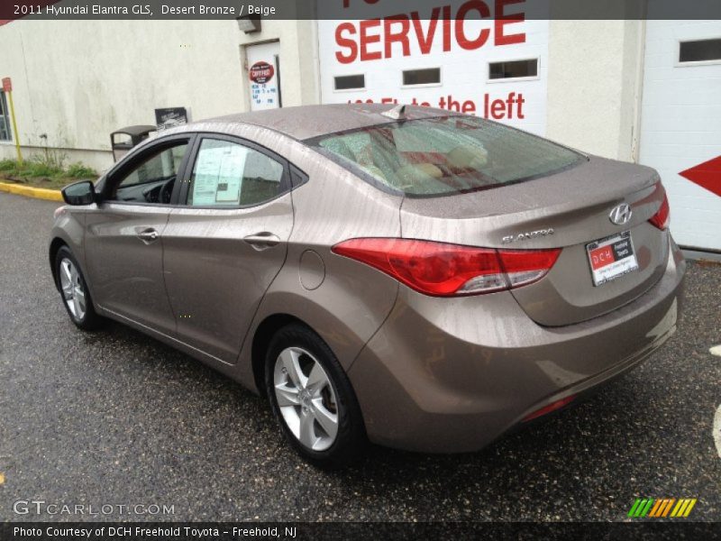 Desert Bronze / Beige 2011 Hyundai Elantra GLS