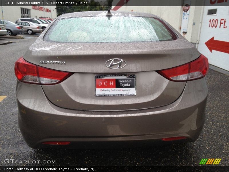 Desert Bronze / Beige 2011 Hyundai Elantra GLS