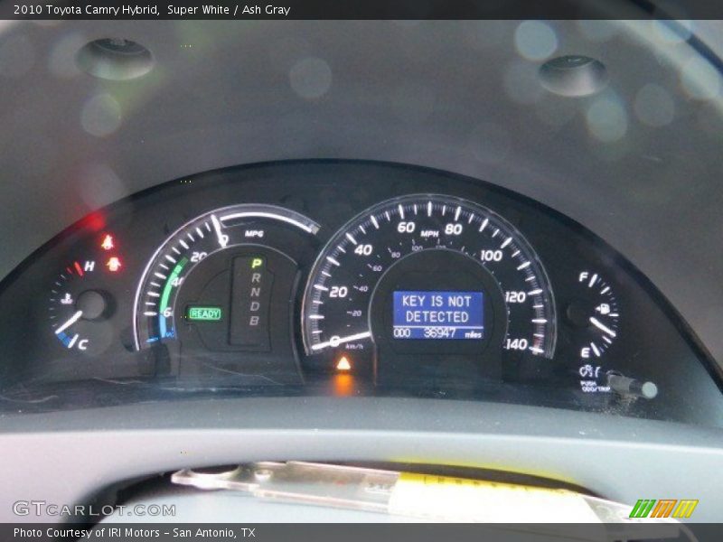 Super White / Ash Gray 2010 Toyota Camry Hybrid