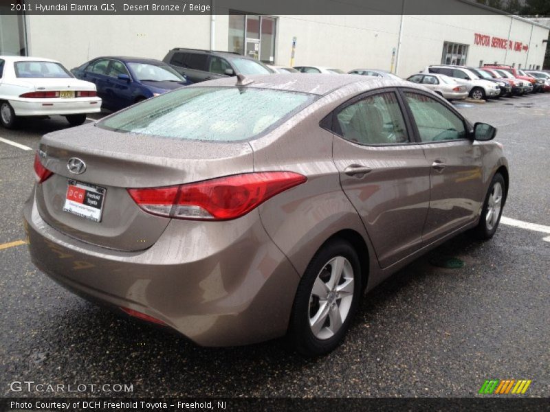 Desert Bronze / Beige 2011 Hyundai Elantra GLS