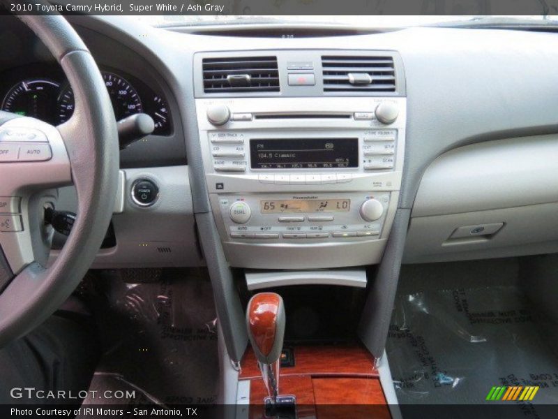 Super White / Ash Gray 2010 Toyota Camry Hybrid