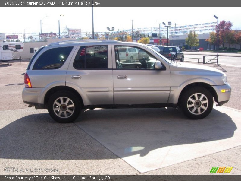 Platinum Metallic / Gray 2006 Buick Rainier CXL AWD