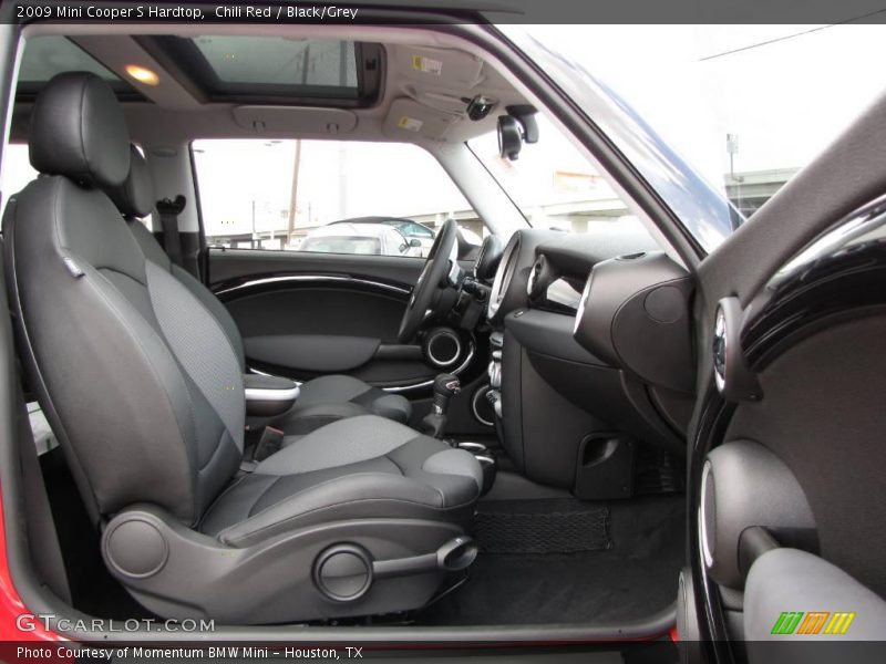 Chili Red / Black/Grey 2009 Mini Cooper S Hardtop