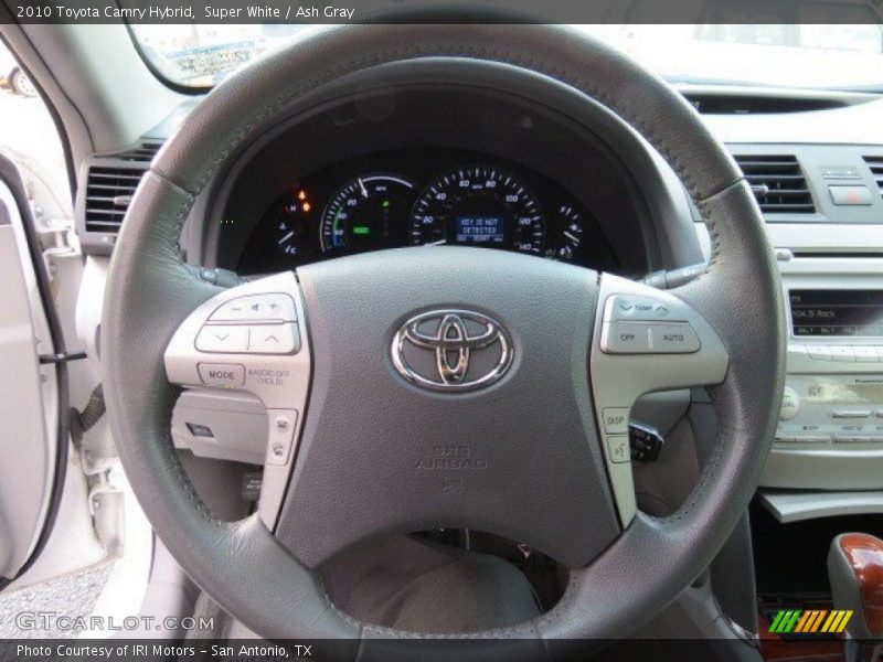 Super White / Ash Gray 2010 Toyota Camry Hybrid