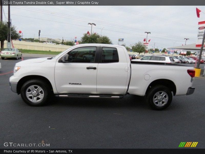 Super White / Graphite Gray 2010 Toyota Tundra Double Cab