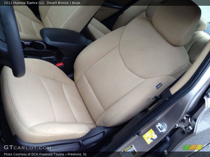 Desert Bronze / Beige 2011 Hyundai Elantra GLS