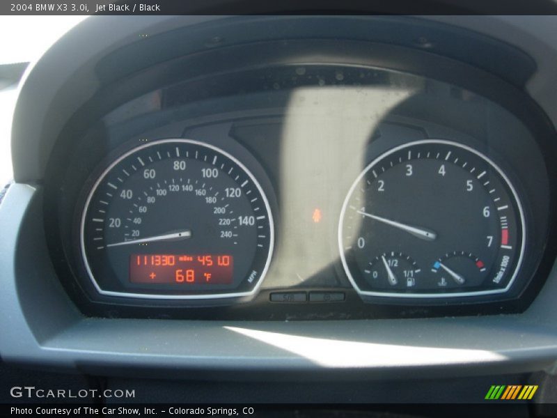 Jet Black / Black 2004 BMW X3 3.0i
