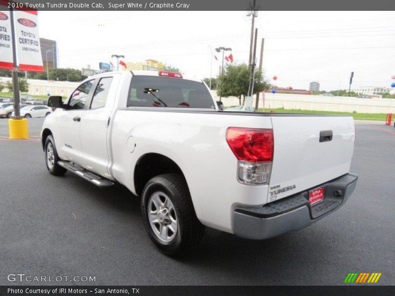 Super White / Graphite Gray 2010 Toyota Tundra Double Cab